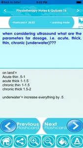 Physiotherapy Exam Review: Q&A screenshot 2