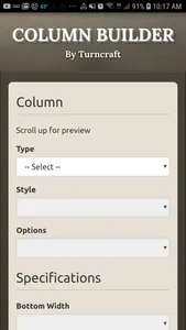 Turncraft Column Builder screenshot 0