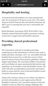 Bed & Breakfast Association NZ screenshot 2