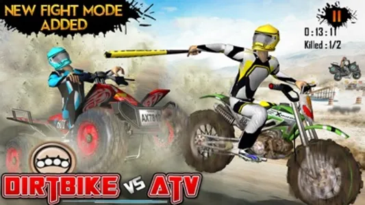 Dirt Bike vs Atv Racing Games screenshot 0