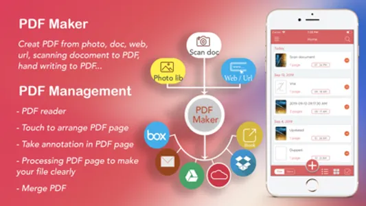 PDF Maker : photo, web to PDF screenshot 0