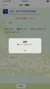 N4 文字語彙問題集 screenshot 2