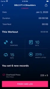 Stacked - Workout Tracker for screenshot 2