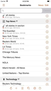 Speak News - RSS news reader screenshot 0