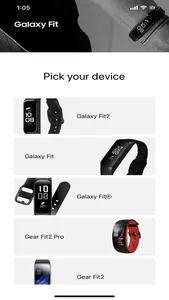 Samsung Galaxy Fit (Gear Fit) screenshot 1