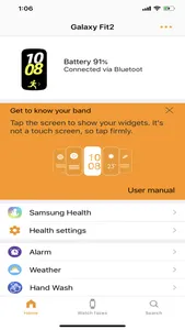 Samsung Galaxy Fit (Gear Fit) screenshot 2