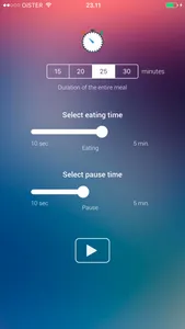 Bariatric Meal Timer screenshot 0