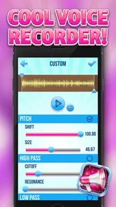 Sound Changer Effects – Edit Recordings with Cool Voice Recorder and Modifier App screenshot 1