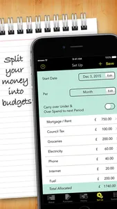 Budgets - Expense Tracker screenshot 1