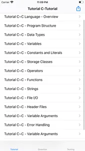Tutorial for C screenshot 0