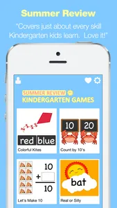 Kindergarten Learning Games - Summer Review for Math and Reading screenshot 0