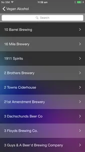 Vegan wine, beer, and liquor guide screenshot 1