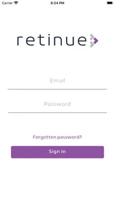 Retinue client app screenshot 0
