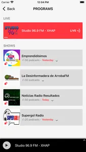 Radio Resultados screenshot 2