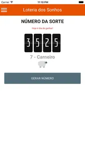 Loteria dos Sonhos screenshot 1