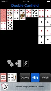 Double Canfield Solitaire screenshot 2