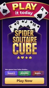 Spider Solitaire Cube screenshot 0