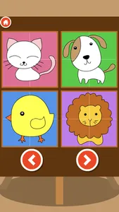 Animal puzzle Doodle Coloring screenshot 3