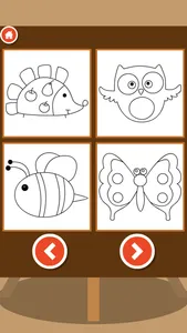 Animal puzzle Doodle Coloring screenshot 4