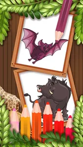 Color Wild Animals screenshot 1