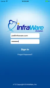 InfraWare Dictation screenshot 0