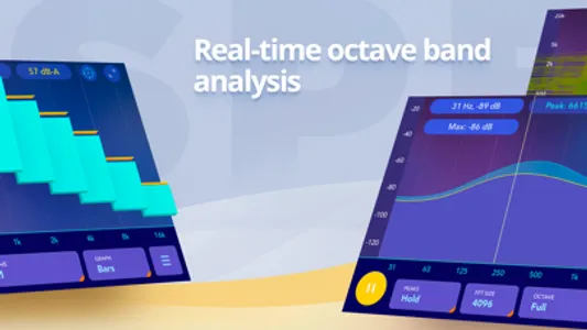 Audio spectrum analyzer EQ Rta screenshot 2