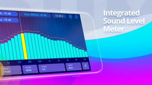 Audio spectrum analyzer EQ Rta screenshot 4