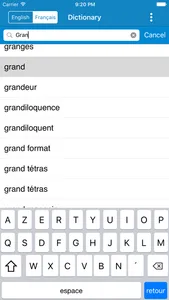 French To English & English to French Dictionary screenshot 3