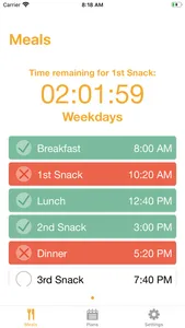 Meal Reminders screenshot 0