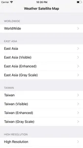 WeatherSatelliteMap screenshot 0
