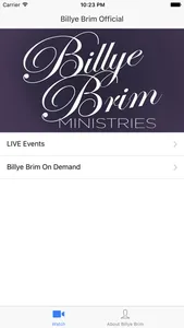 Billye Brim Official screenshot 0