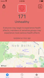 Track and Check Air Quality screenshot 0