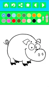 Farm Animals Peekaboo Coloring Book - Free Kids Printable Pages screenshot 2