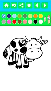 Farm Animals Peekaboo Coloring Book - Free Kids Printable Pages screenshot 4