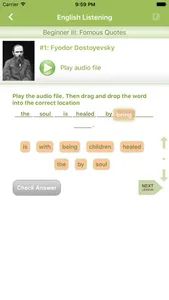 English Listening & Quiz screenshot 2