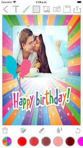 Create birthday cards photos screenshot 3