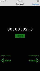 Hands-free Stopwatch: use hand gestures to control timer for swimming and kitchen screenshot 2