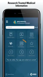 MSD Manual Professional screenshot 0