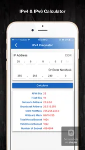 IP Calculator Pro screenshot 1