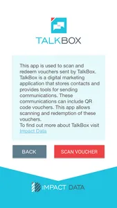 TalkBox Voucher Scanner screenshot 1
