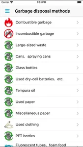 Okayama Garbage Sorting App screenshot 2