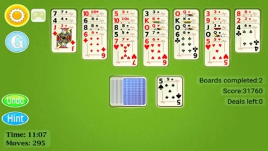 Golf Solitaire Mobile screenshot 4