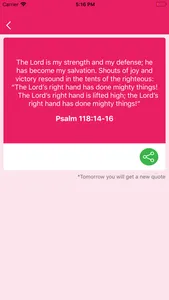 Inspirational Bible Verses app screenshot 1