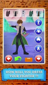 Super Hero Dress Up Games for Boys Yugioh Edition screenshot 1