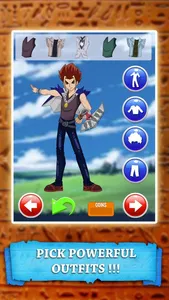 Super Hero Dress Up Games for Boys Yugioh Edition screenshot 2