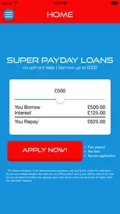 Super Payday Loans screenshot 1