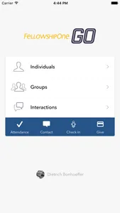 FellowshipOne Go screenshot 0
