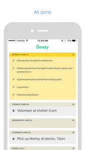 Doozy - Daily To Do's screenshot 4