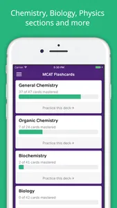 MCAT Prep: MCAT Flashcards screenshot 0