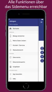 Advigon RechnungsApp screenshot 3